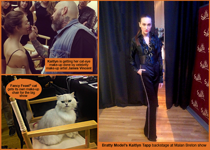 Model's Life: Kaitlyn Tapp's backstage report from Malan Breton show
